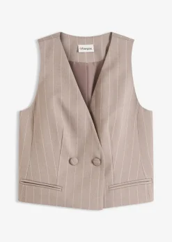 Gilet de costume à rayures tennis