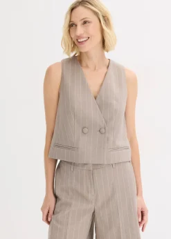 Gilet de costume à rayures tennis