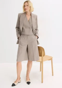 Gilet de costume à rayures tennis