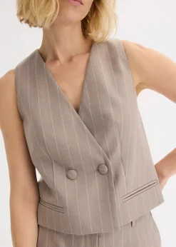 Gilet de costume à rayures tennis