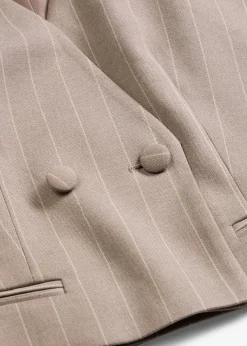 Gilet de costume à rayures tennis