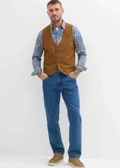 Gilet de costume en toile de coton