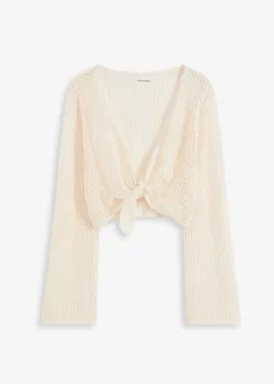 Gilet de plage transparent, aspect crochet