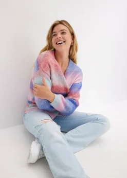 Gilet doux en grosse maille