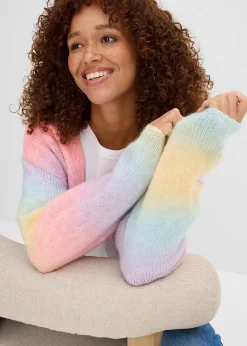 Gilet doux en grosse maille