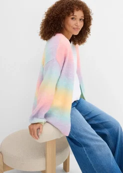 Gilet doux en grosse maille