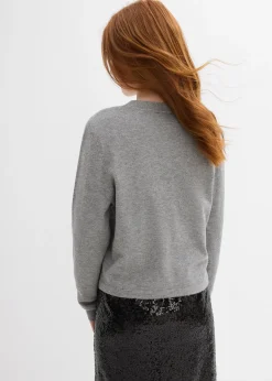 Gilet doux en maille, viscose majoritaire