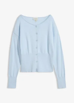 Gilet en fine maille à col rond