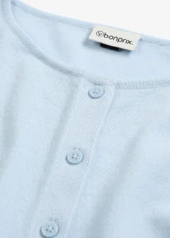 Gilet en fine maille à col rond