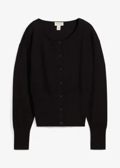 Gilet en fine maille à col rond