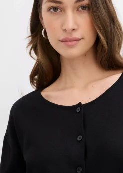 Gilet en fine maille à col rond