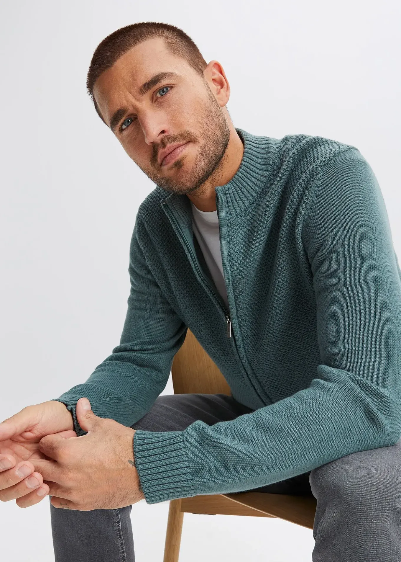 Gilet en fine maille 100% coton