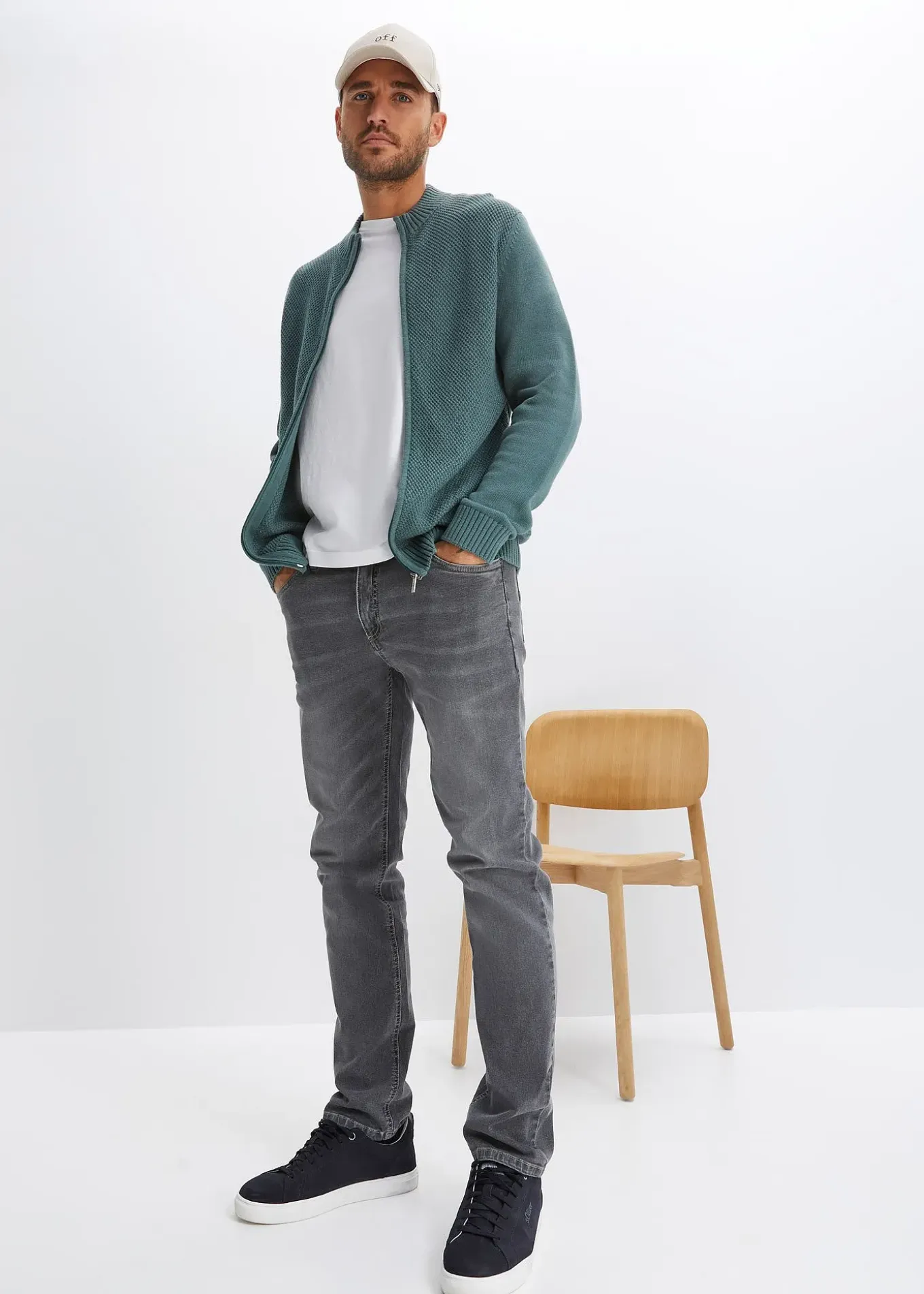 Gilet en fine maille 100% coton