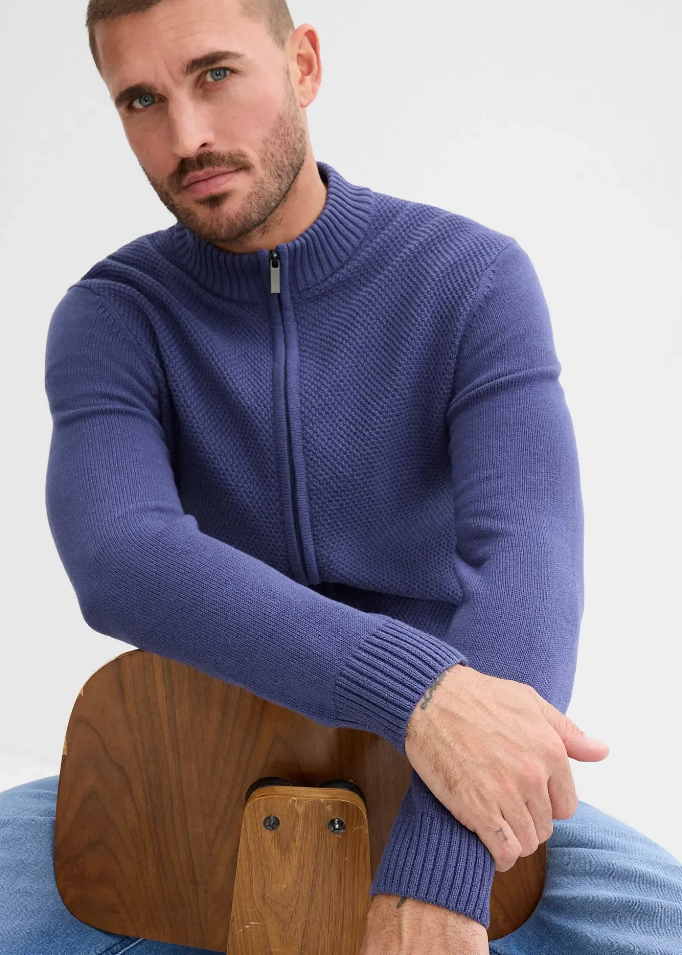 Gilet en fine maille 100% coton