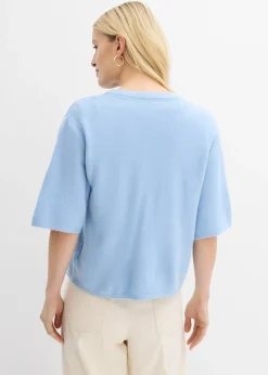 Gilet en fine maille à nouettes