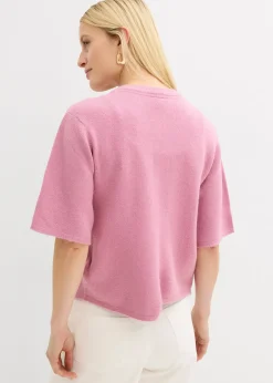 Gilet en fine maille à nouettes