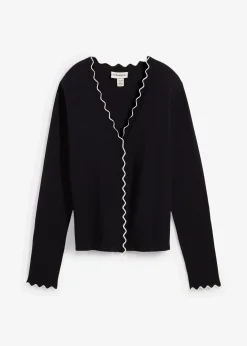 Gilet en fine maille contenant de la soie