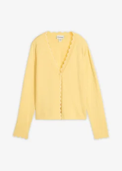 Gilet en fine maille contenant de la soie