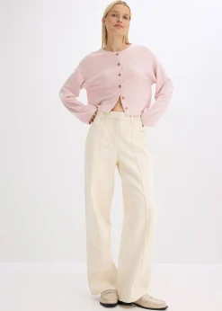 Gilet en fine maille côtelée