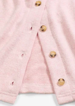 Gilet en fine maille côtelée