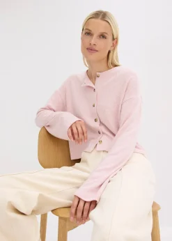 Gilet en fine maille côtelée