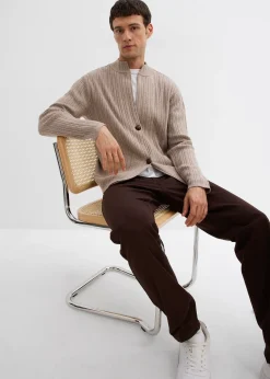 Gilet en fine maille côtelée