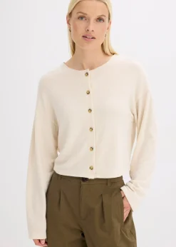 Gilet en fine maille côtelée