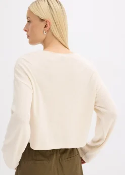 Gilet en fine maille côtelée