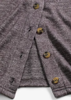 Gilet en fine maille côtelée