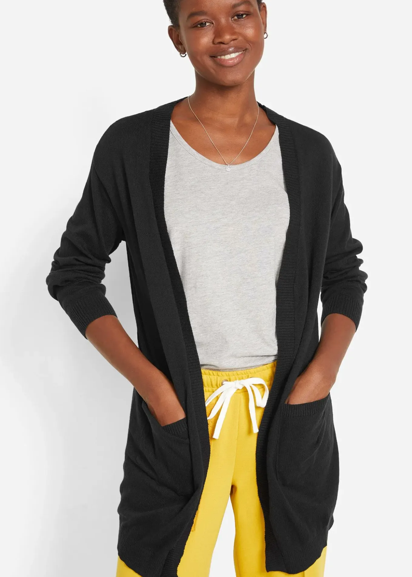 Gilet en fine maille de coton