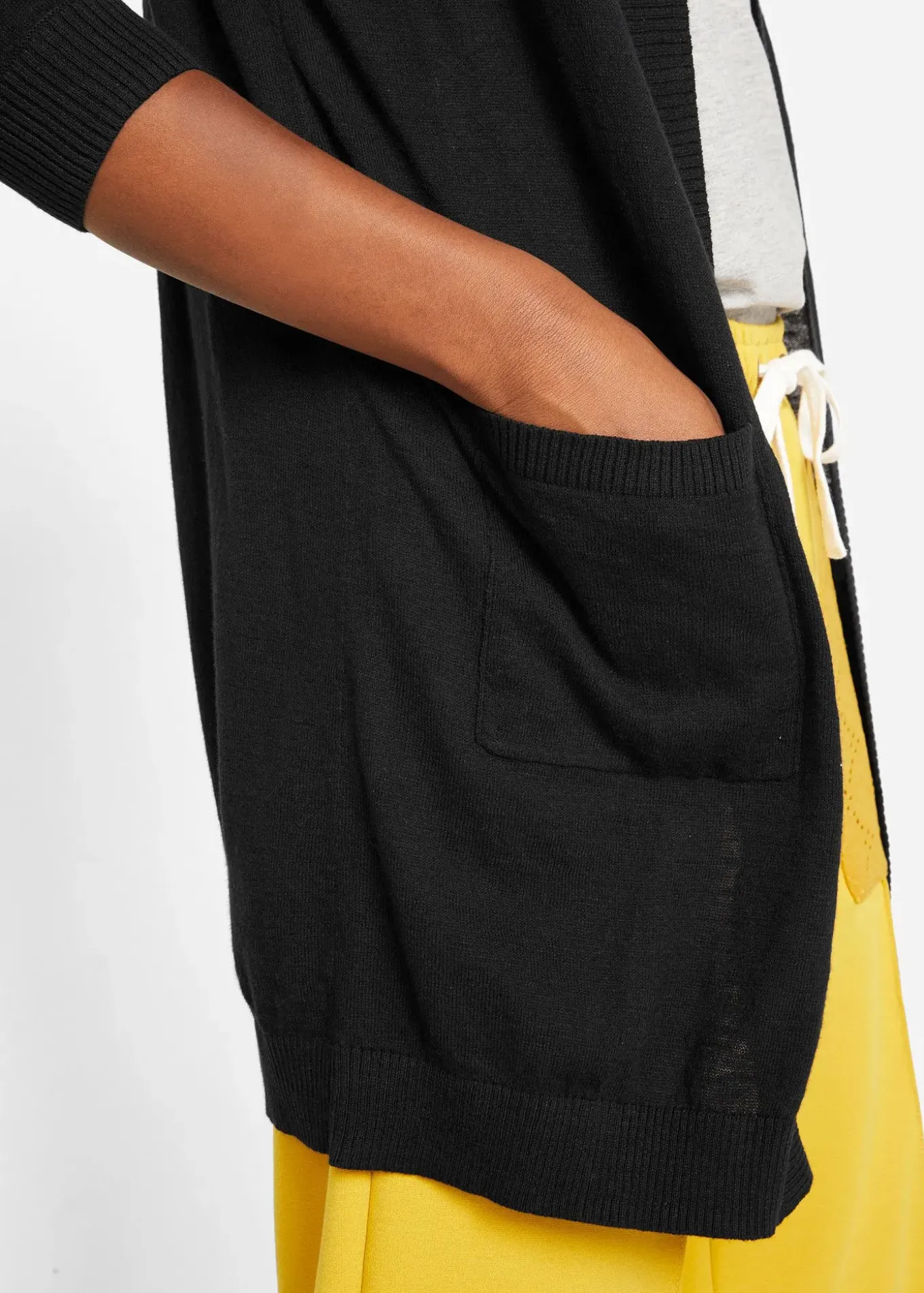 Gilet en fine maille de coton