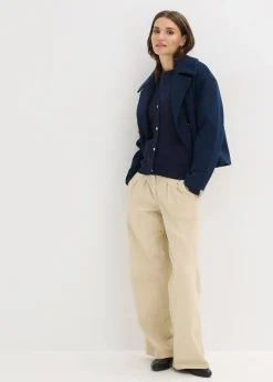 Gilet en fine maille de viscose mélangée