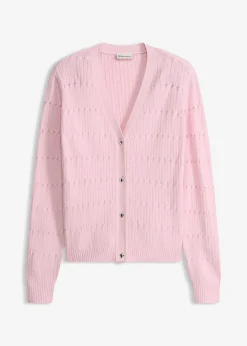 Gilet en fine maille de viscose mélangée