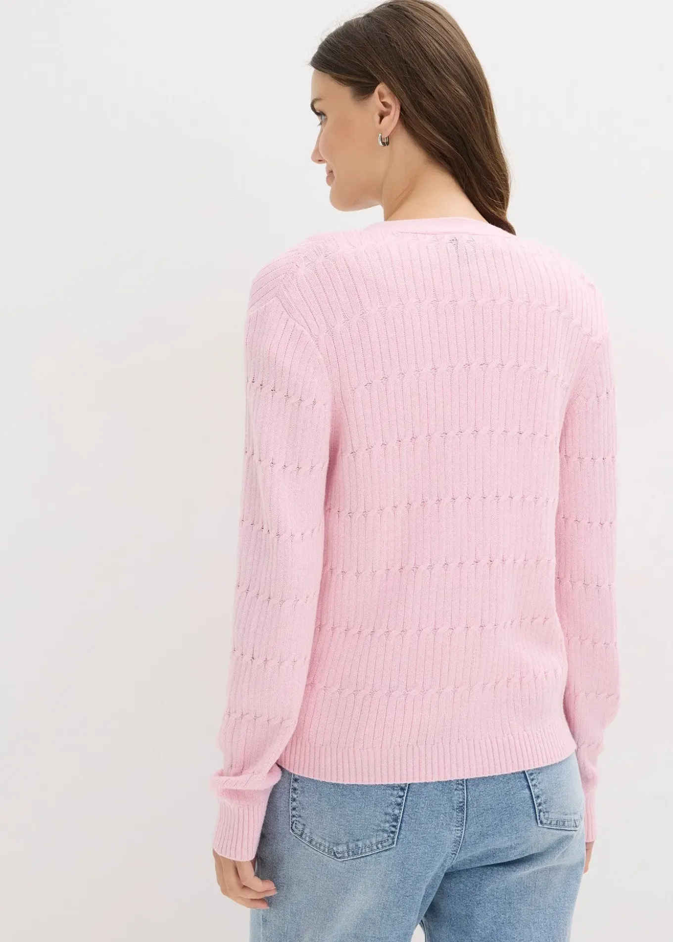 Gilet en fine maille de viscose mélangée