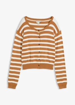 Gilet en fine maille de viscose mélangée