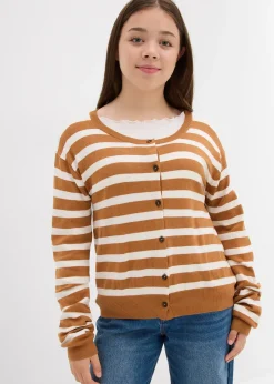 Gilet en fine maille de viscose mélangée