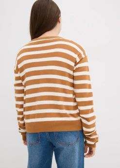 Gilet en fine maille de viscose mélangée