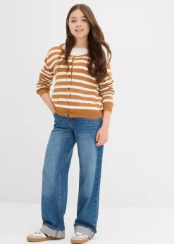 Gilet en fine maille de viscose mélangée