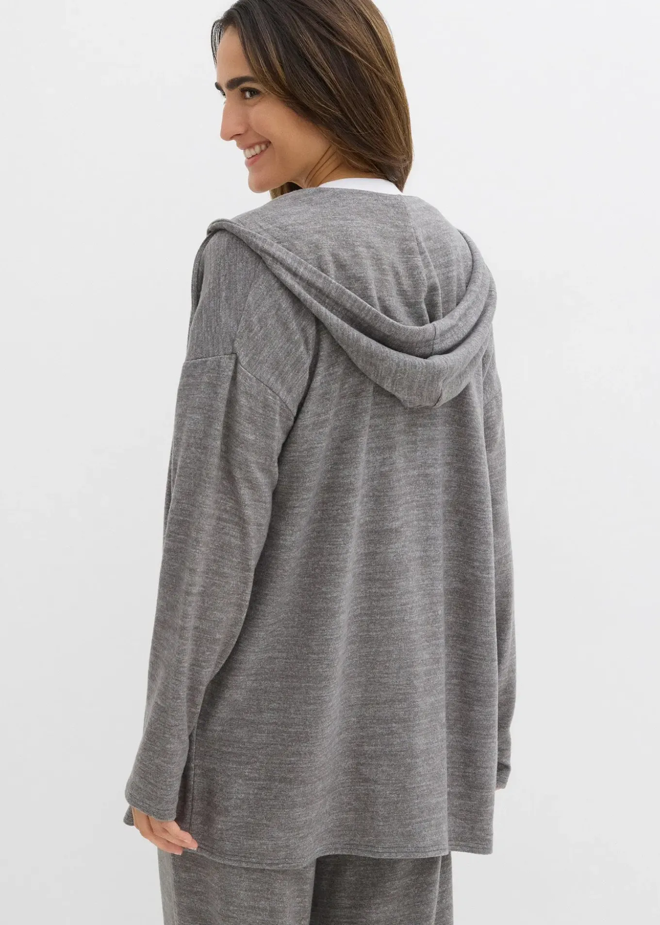 Gilet en fine maille mélangée