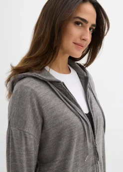 Gilet en fine maille mélangée