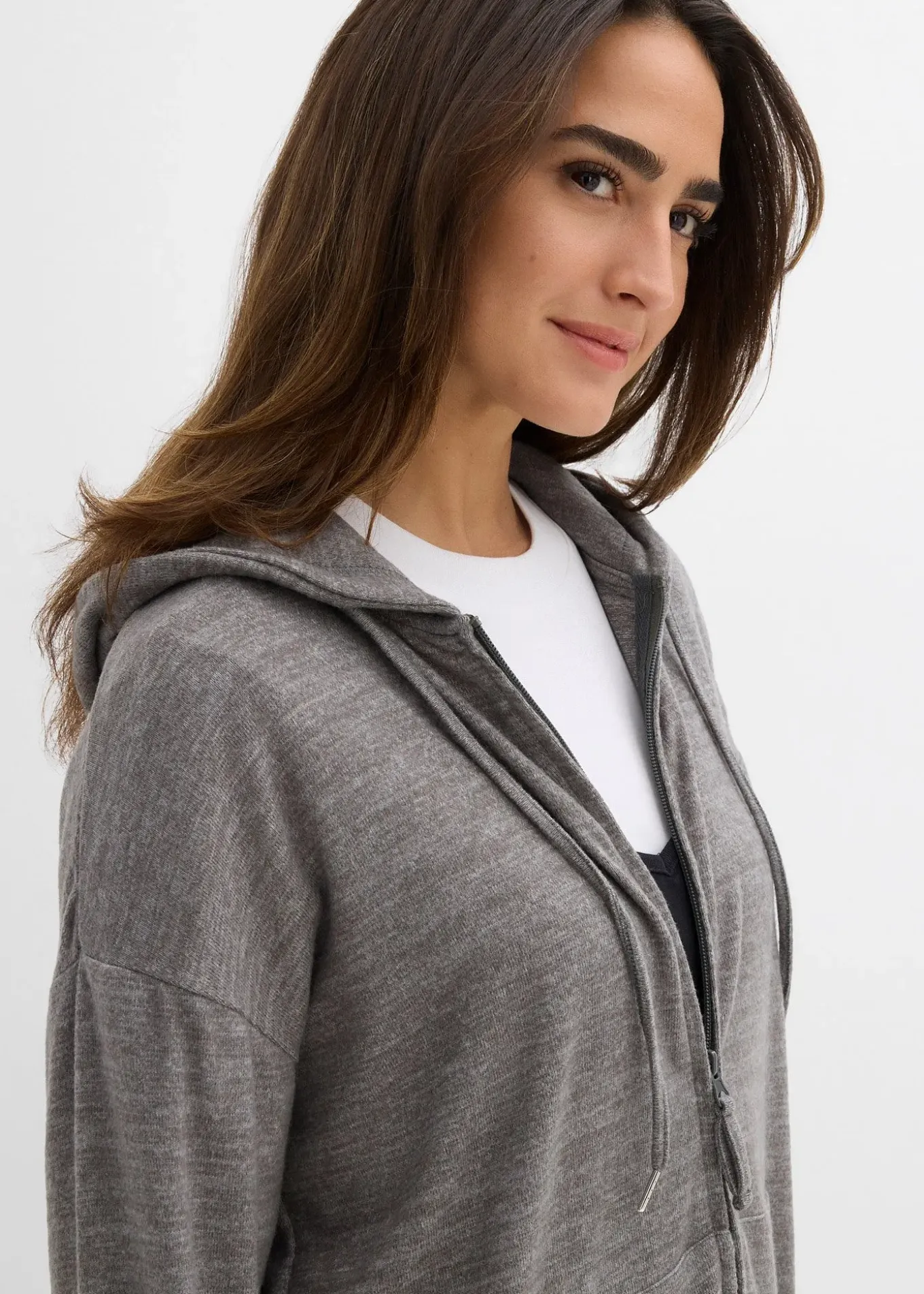 Gilet en fine maille mélangée