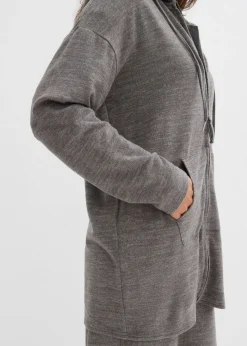 Gilet en fine maille mélangée