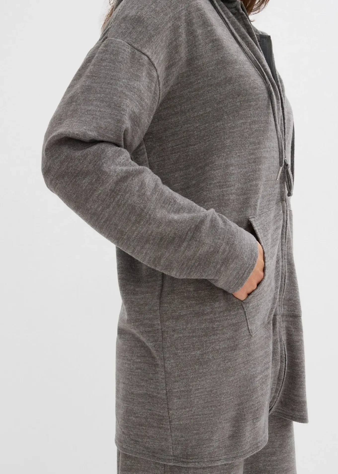 Gilet en fine maille mélangée