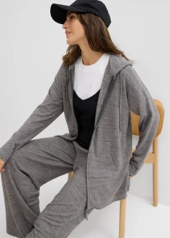 Gilet en fine maille mélangée