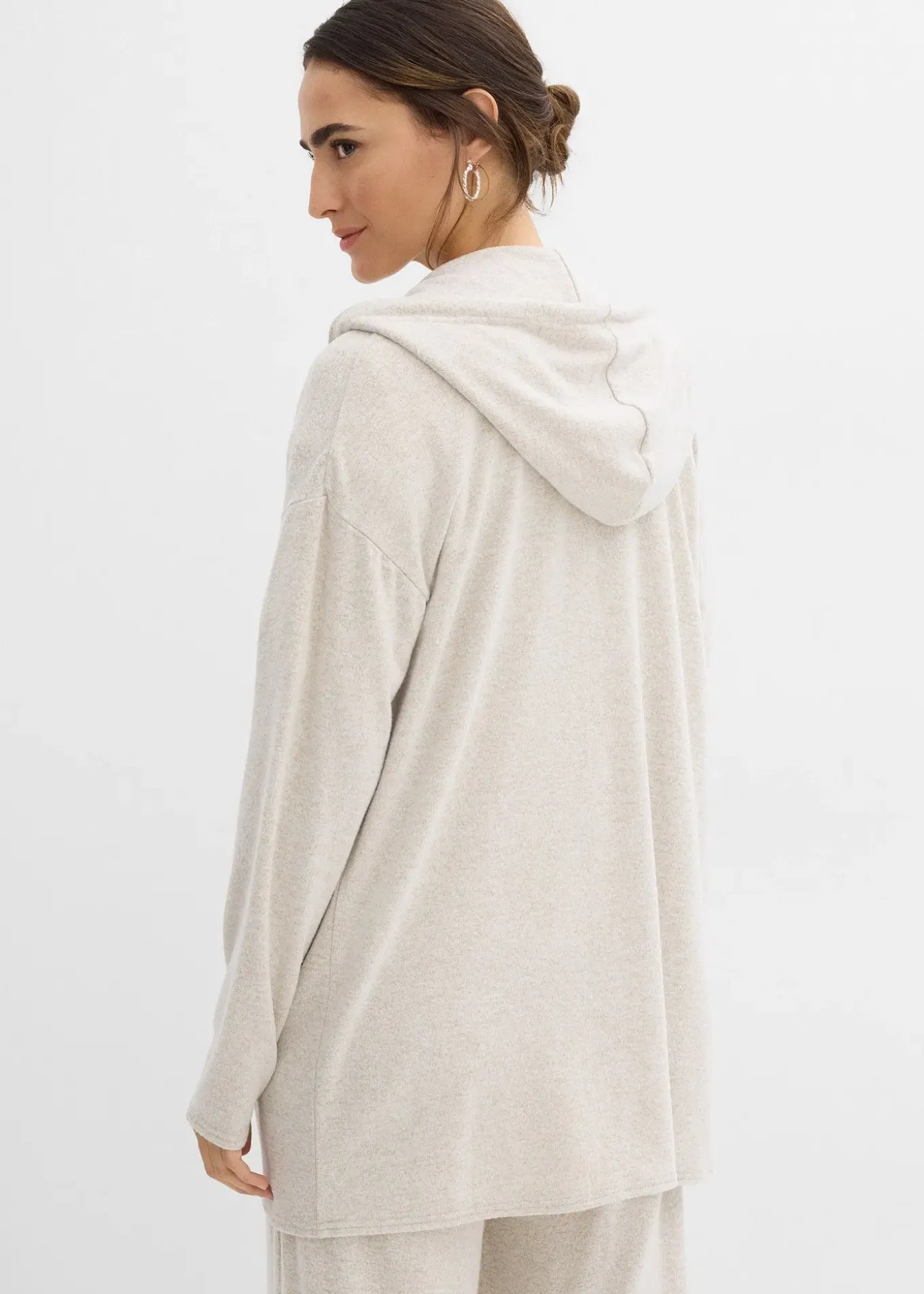 Gilet en fine maille mélangée