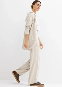 Gilet en fine maille mélangée