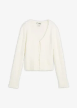 Gilet en fine maille poilue