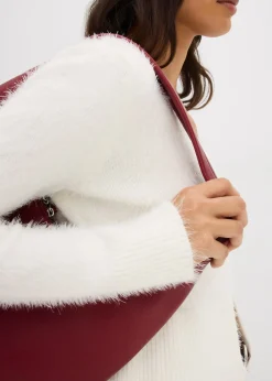 Gilet en fine maille poilue