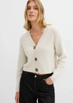 Gilet en grosse maille 100% coton