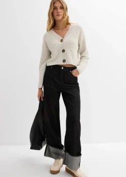 Gilet en grosse maille 100% coton